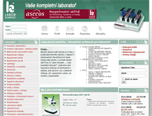 Tablet Screenshot of laboratorni-potreby.cz